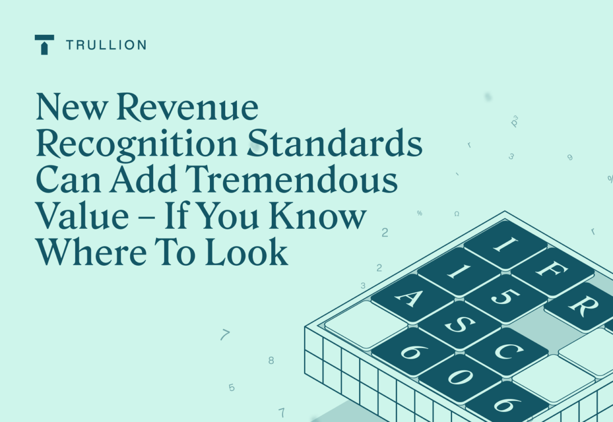 Revenue Recognition Software Add Value Trullion
