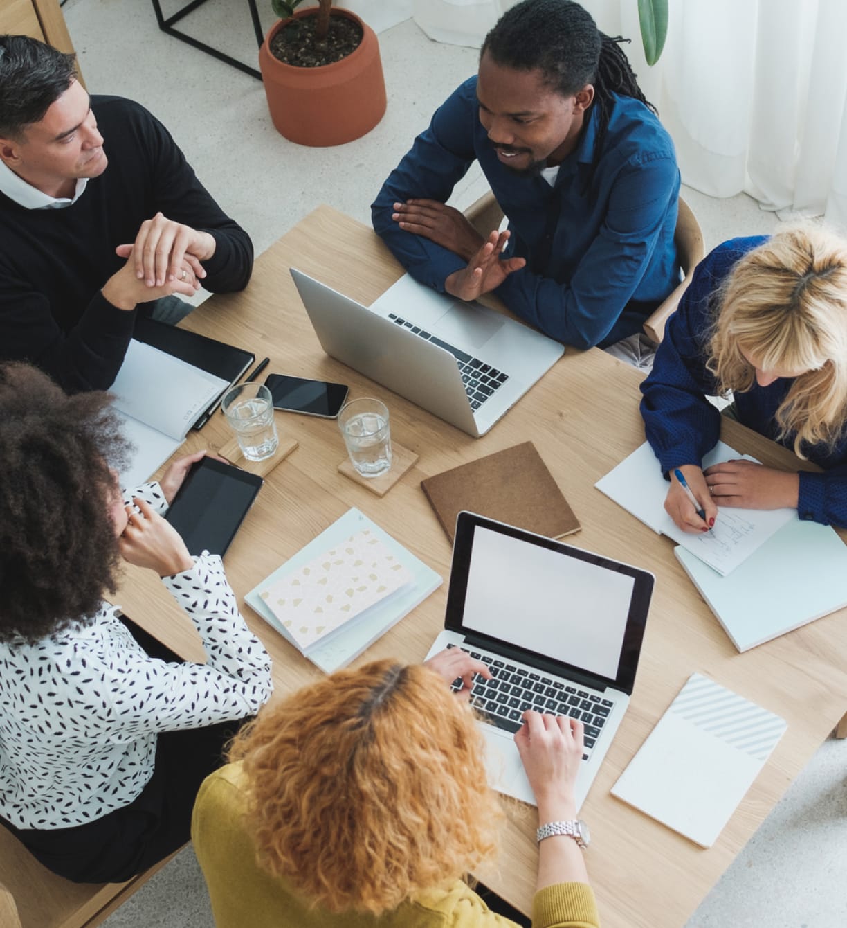 group-at-desk
