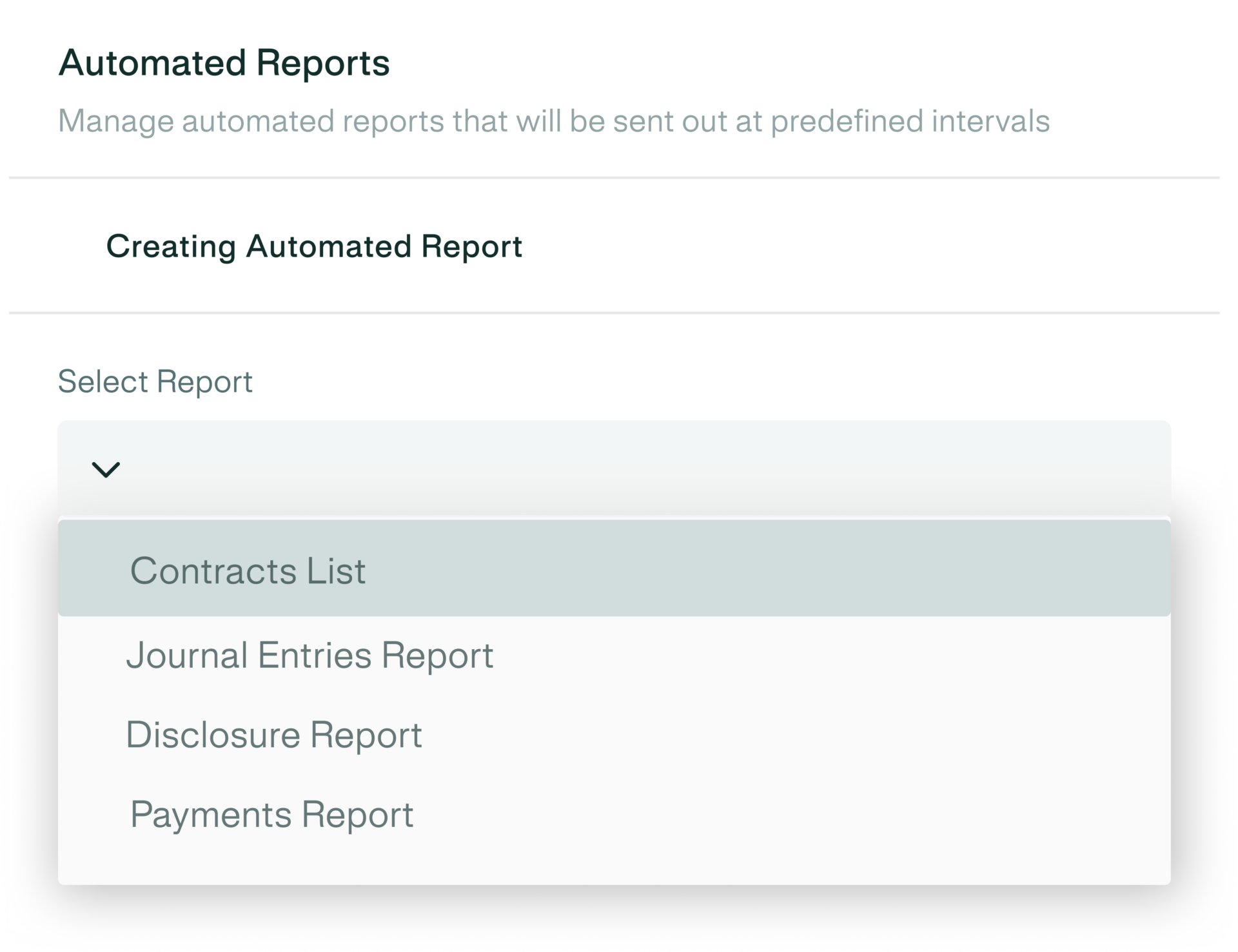 Automating disclosure and payments reports to connect with any team or system