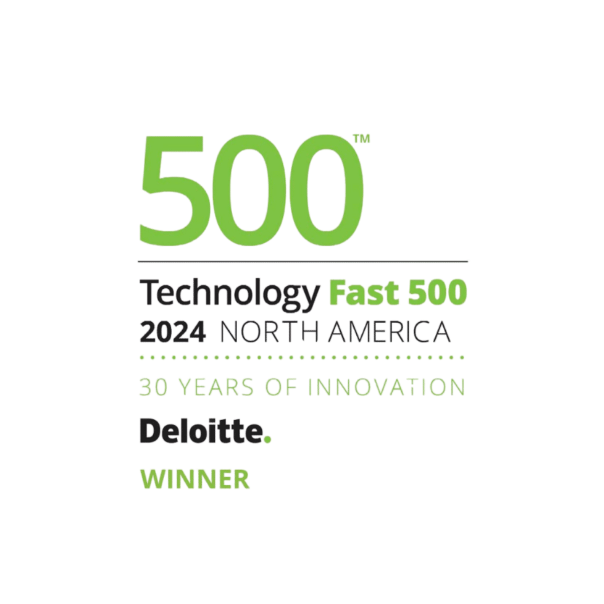 2024 Technology Fast 500 winners - Award