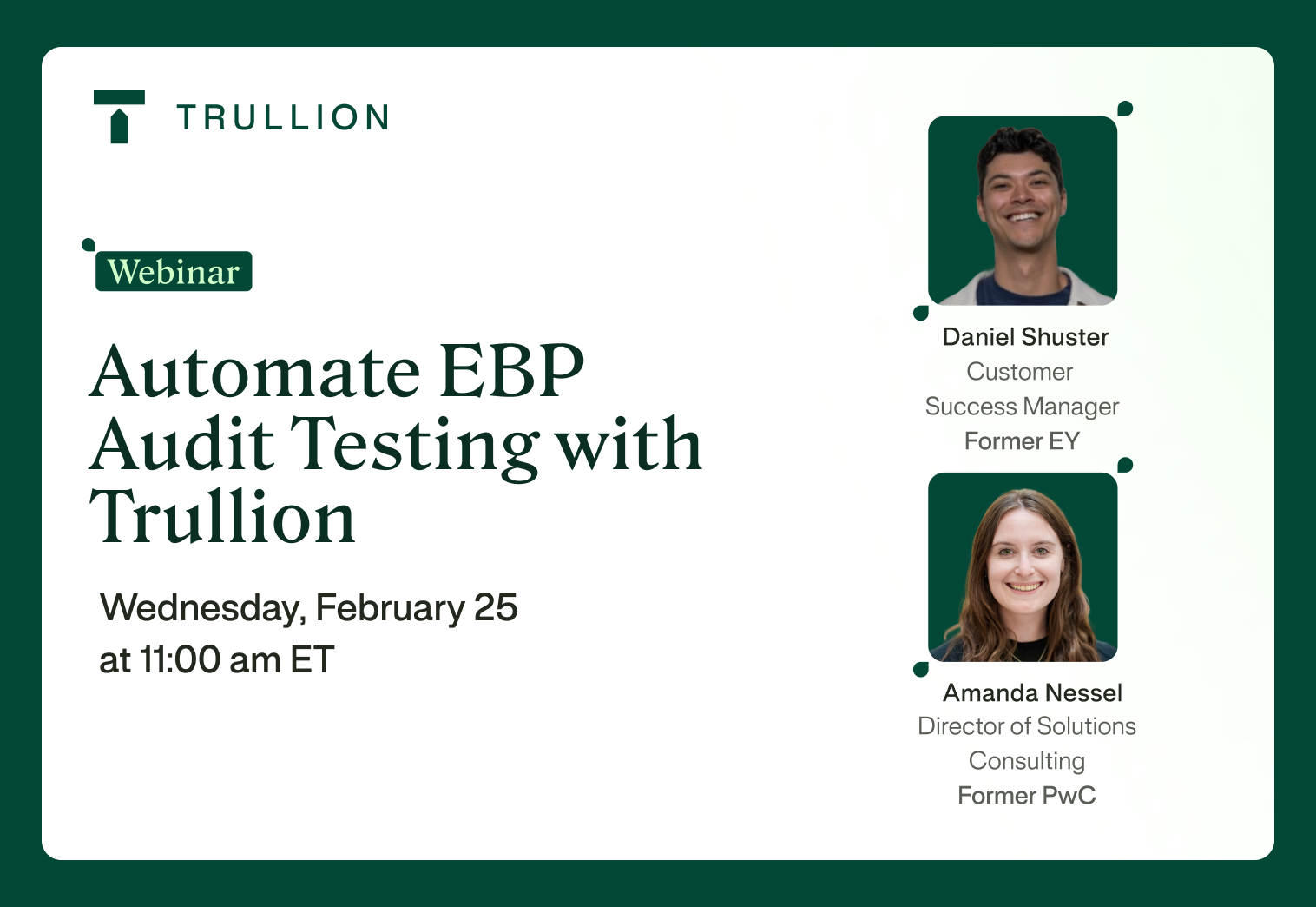 Automate EBP Audit Testing with Trullion webinar