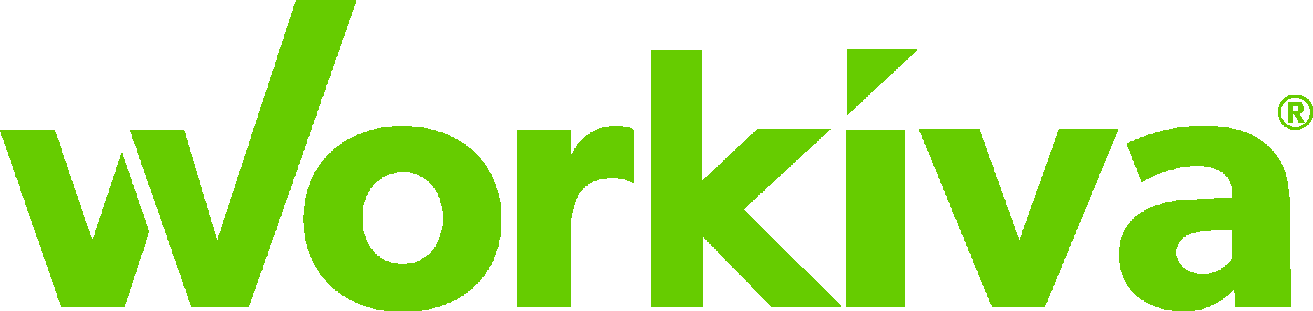 Workiva green wordmark logo